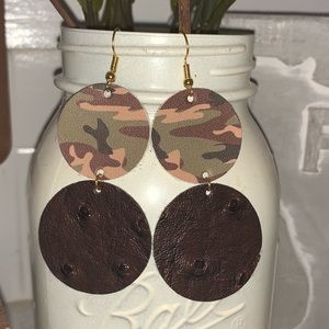 Round Dangle Earrings